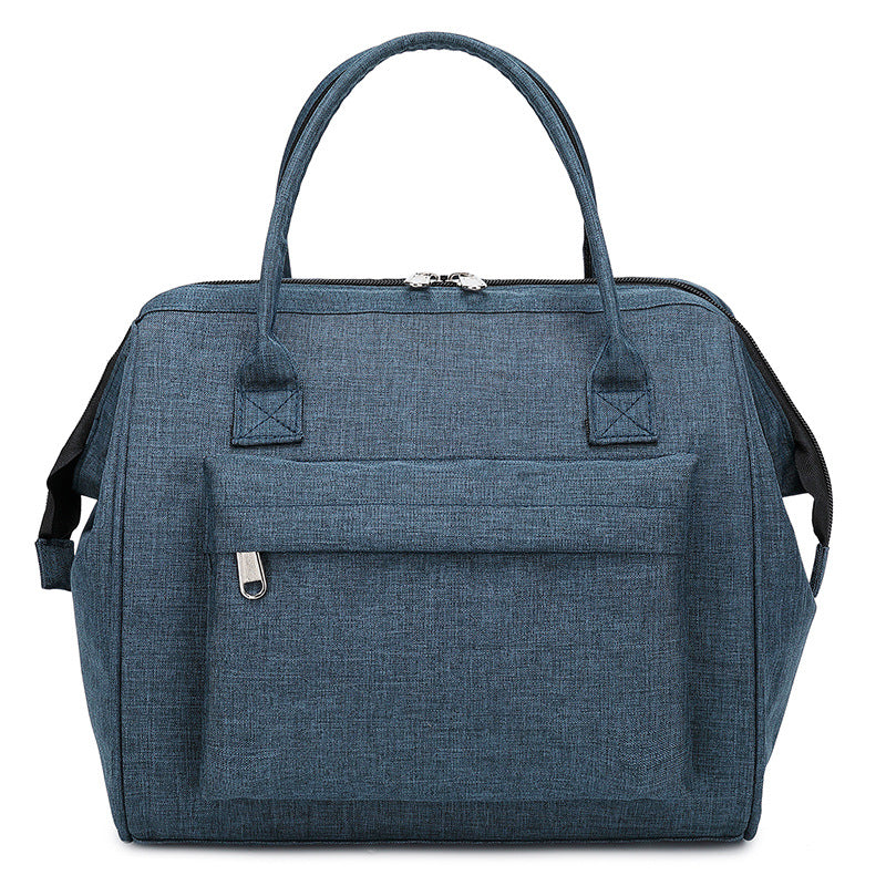 Large Capacity Thermal Bento Lunch Bag with Zipper