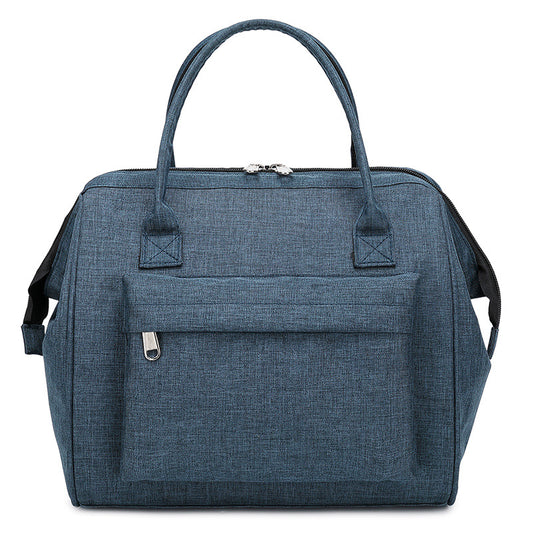 Large Capacity Thermal Bento Lunch Bag with Zipper