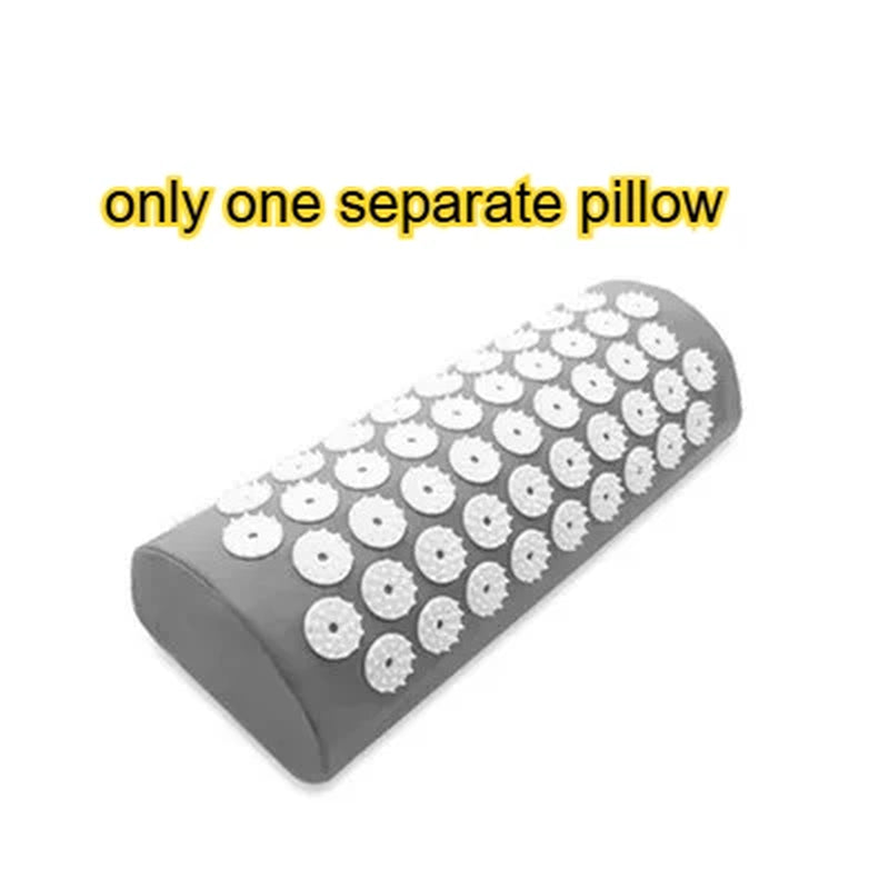 Acupressure Mat Sensi Massage Mat Pillow Set Applicator for Neck Foot Yoga Mat with Needle Back Cushion