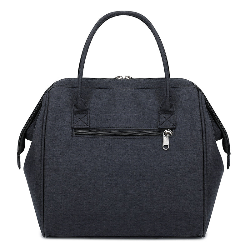 Large Capacity Thermal Bento Lunch Bag with Zipper